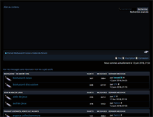 Tablet Screenshot of forum.biohazardfrance.net